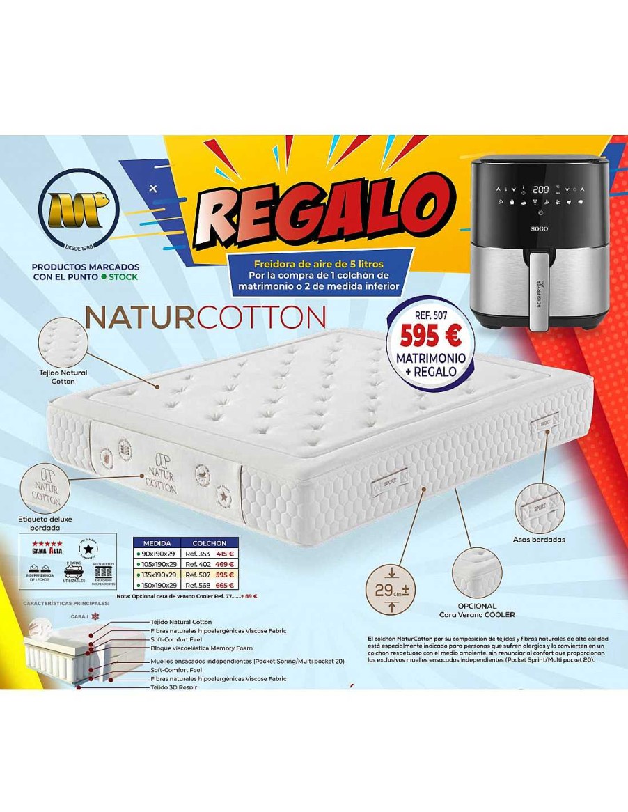 Descanso Muebles Laura | Oferta Colchon Natur Cotton